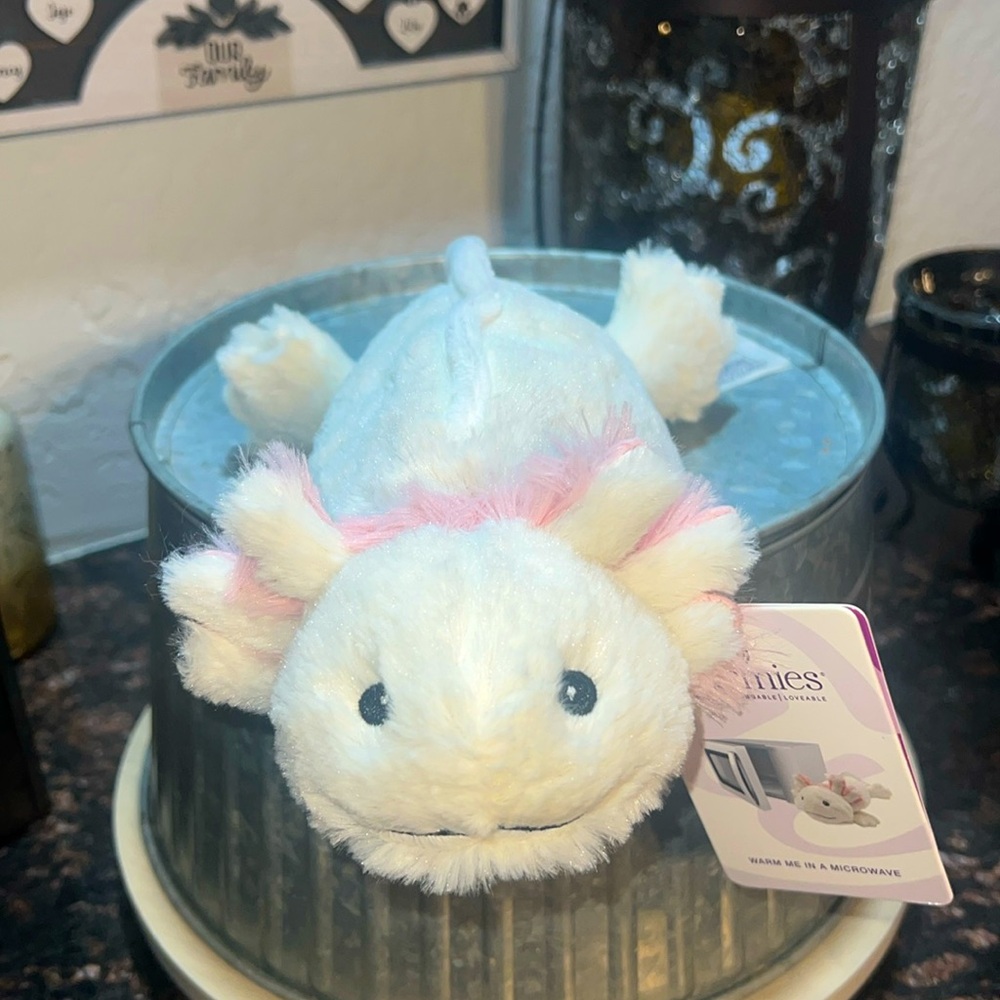 Warmies Junior Axolotl - Picture 3 of 5